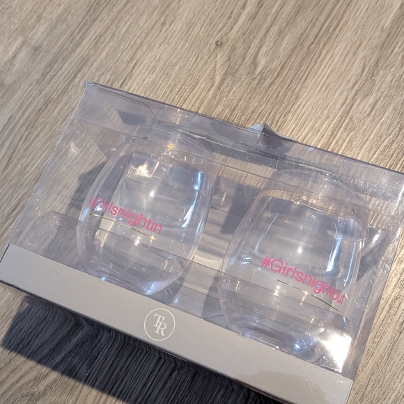 TR Stemless Wine Glass Set - Picture 1 of 7